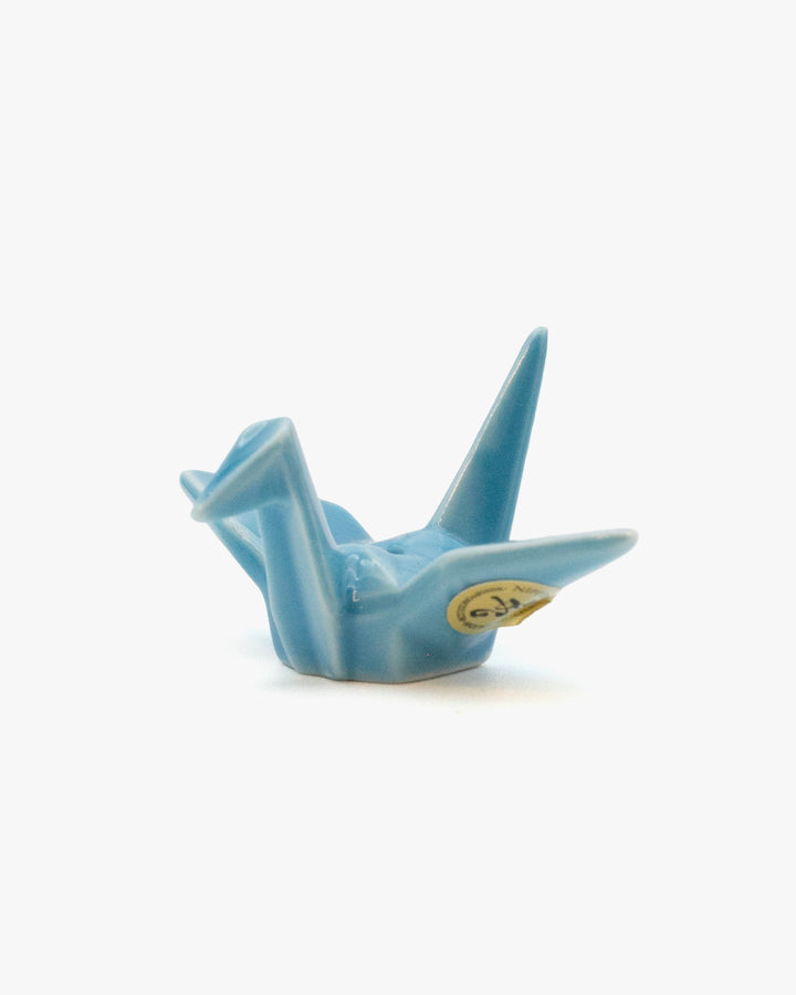 Nippon Kodo 2" Crane Incense Holder, Sky Blue
