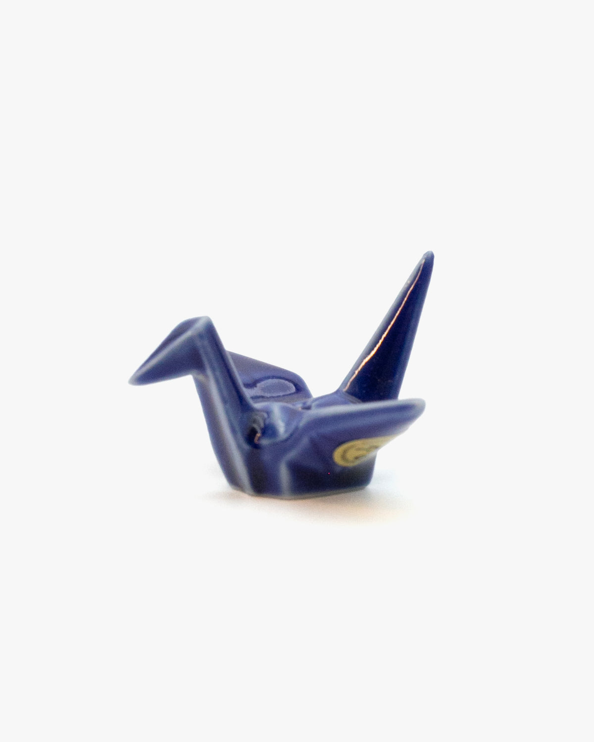 Nippon Kodo 2" Crane Incense Holder, Cobalt Blue