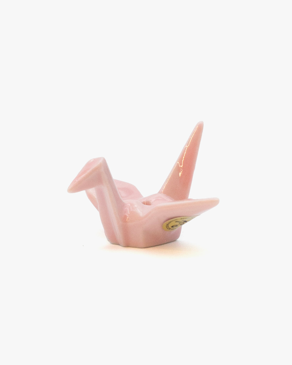 Nippon Kodo 2" Crane Incense Holder, Pink