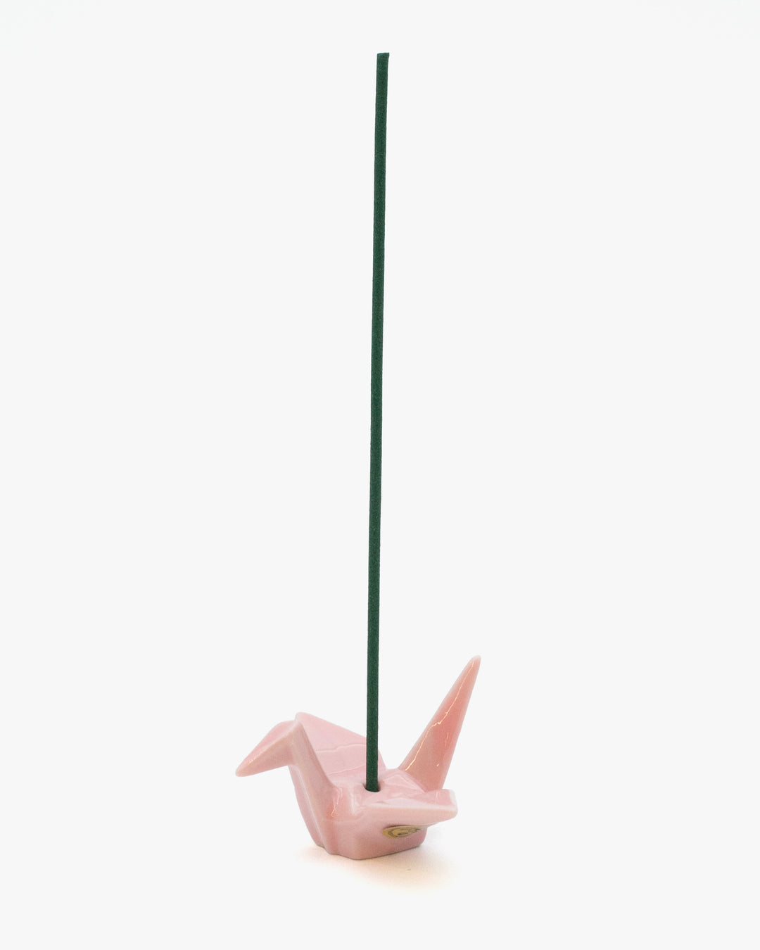 Nippon Kodo 2" Crane Incense Holder, Pink