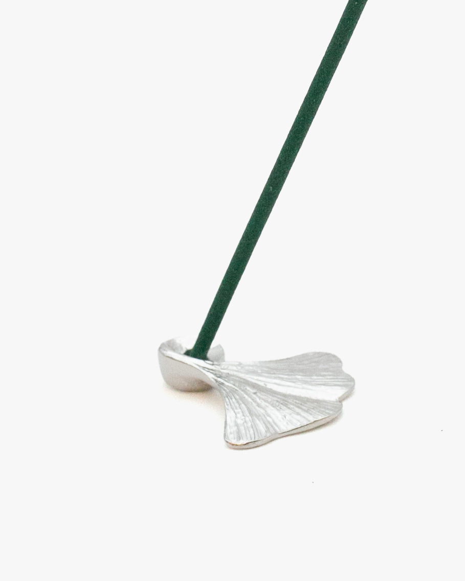 Nippon Kodo Incense Holder, Ginkgo Leaf