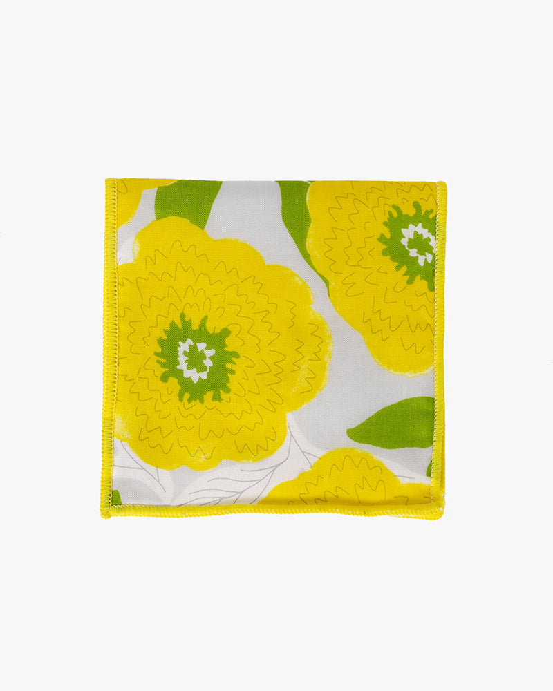 Debby Co., Towel with Pocket, Maison Blanche Collection, Yellow Peony