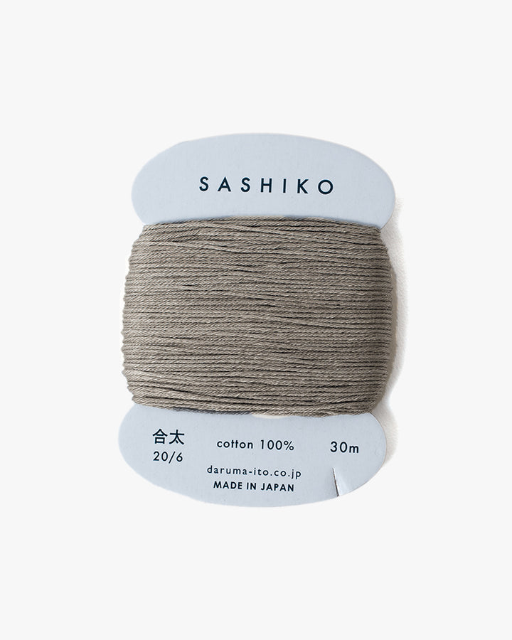 Daruma, Sashiko Thread 30m, Grey