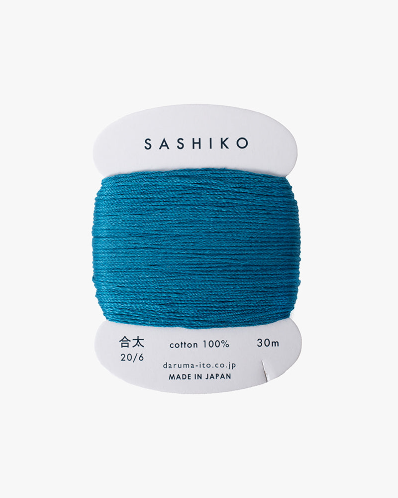 Daruma, Sashiko Thread 30m, Sky Blue