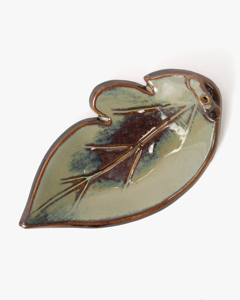 Shoyeido Incense Holder, Leaf, Mountain Mist