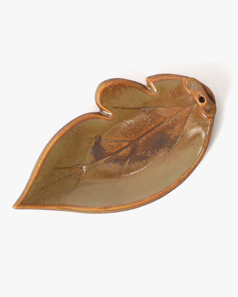 Shoyeido Incense Holder, Leaf, Desert Sage