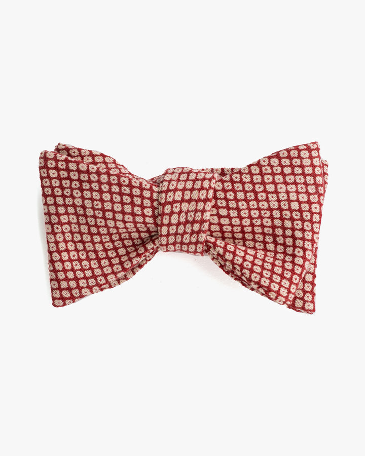 Kiriko Original Bow Tie, Red Kanoko