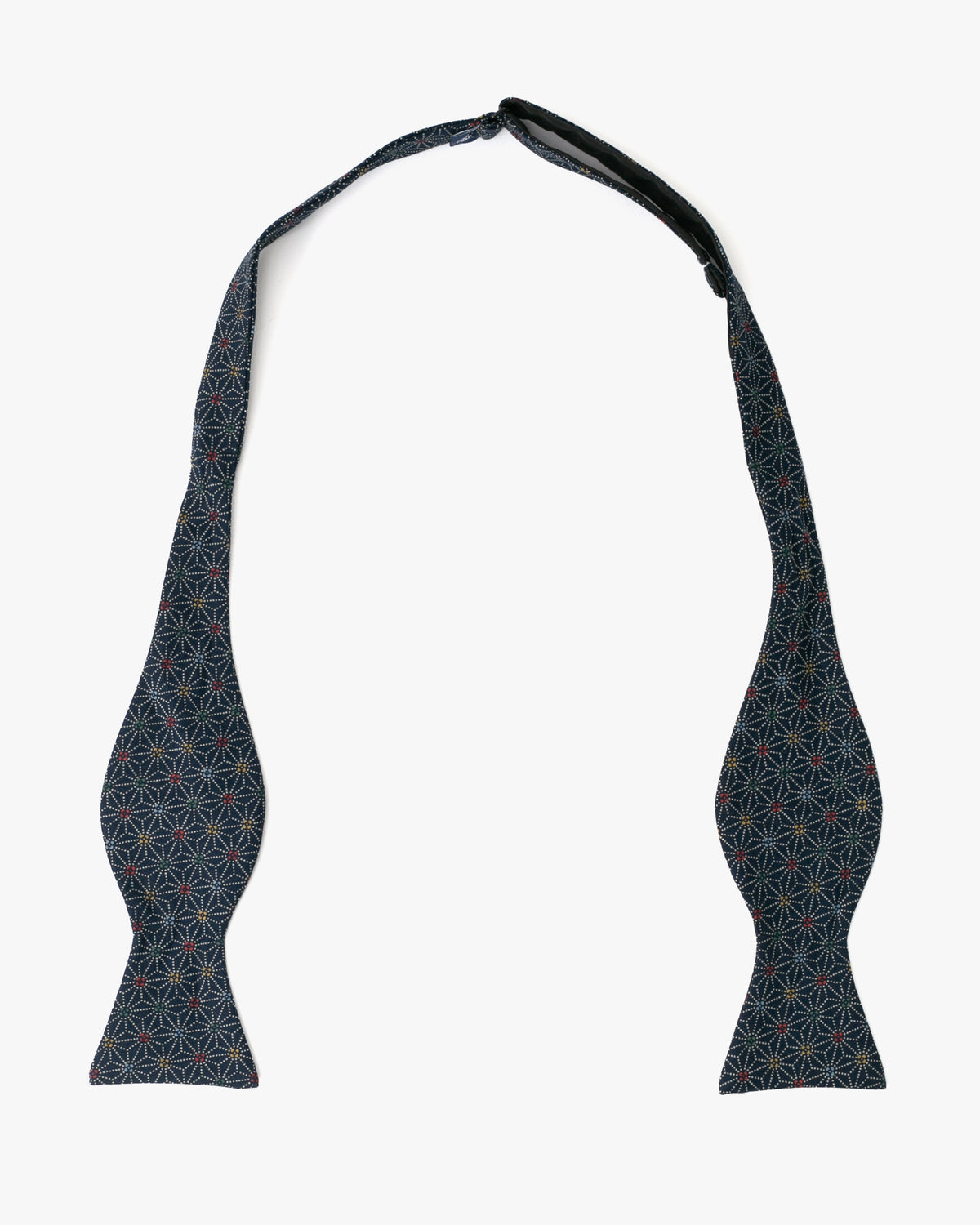 Kiriko Original Bow Tie, Indigo Small Asanoha