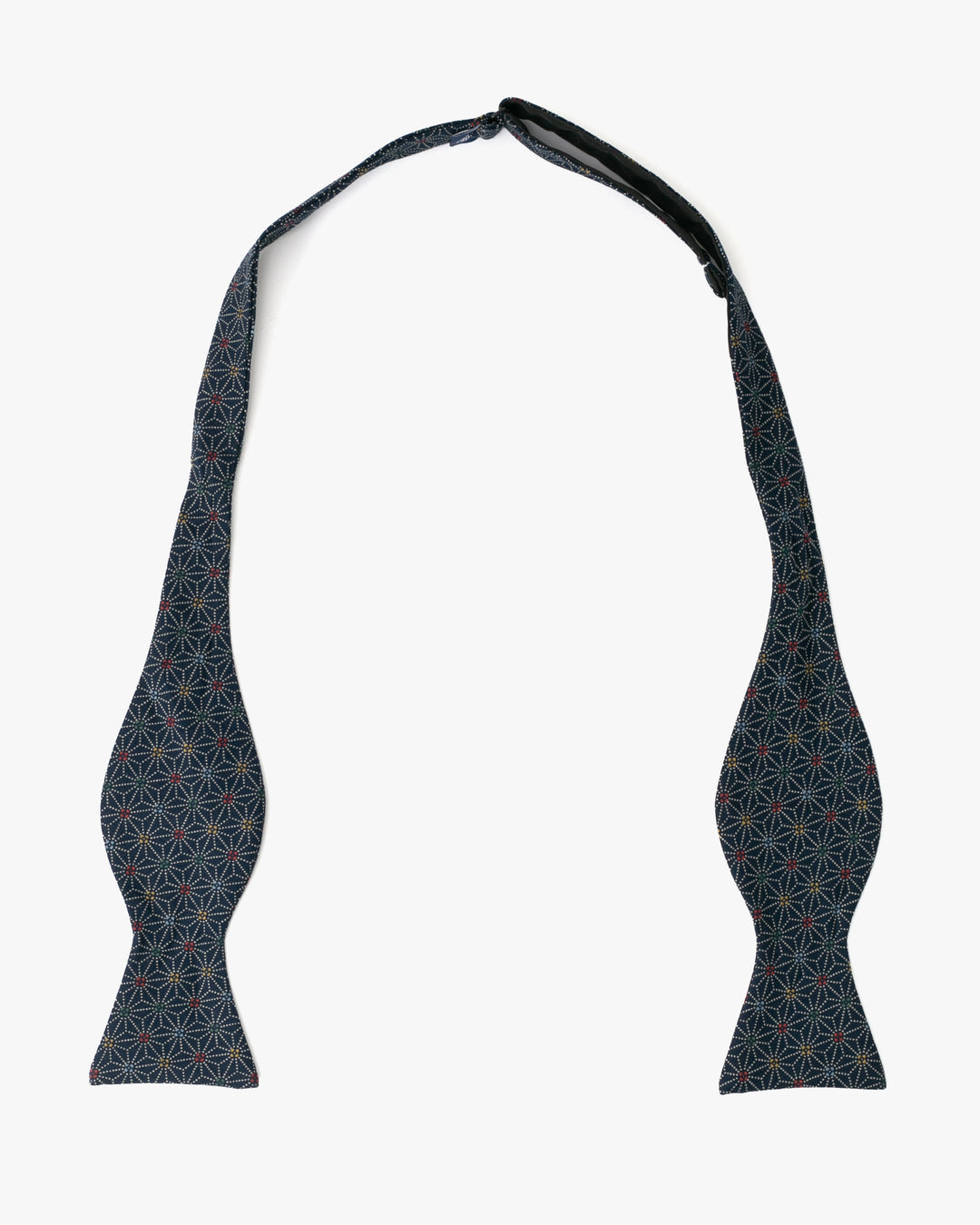Kiriko Original Bow Tie, Indigo Small Asanoha