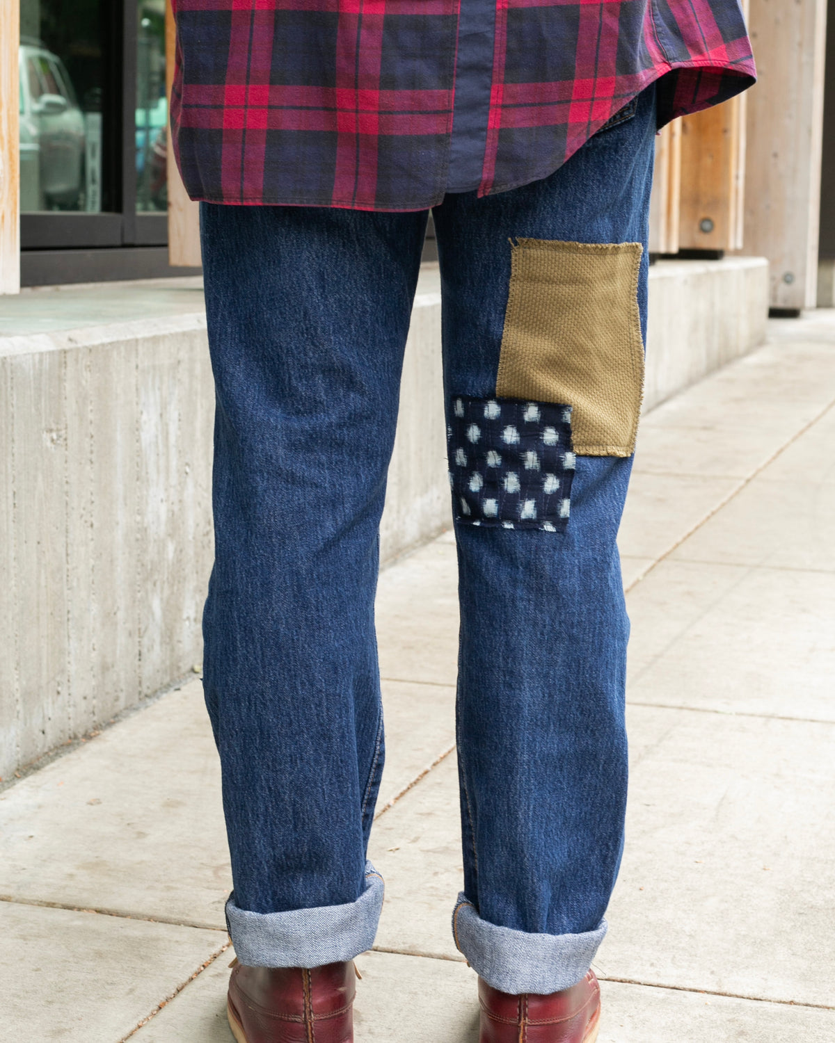 Kiriko Custom Patched Denim Jeans, 7