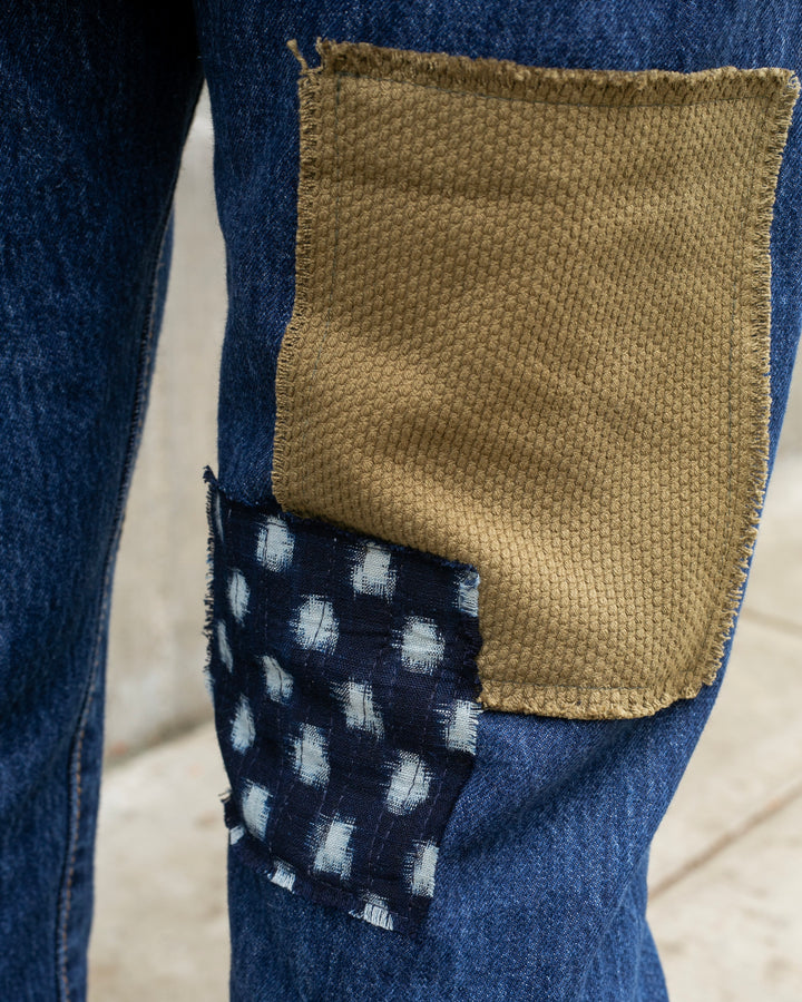 Kiriko Custom Patched Denim Jeans, 7