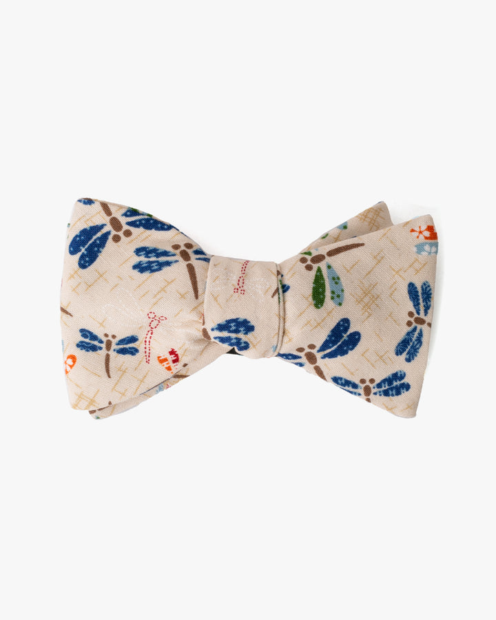 Kiriko Original Bow Tie, Cream Tonbo