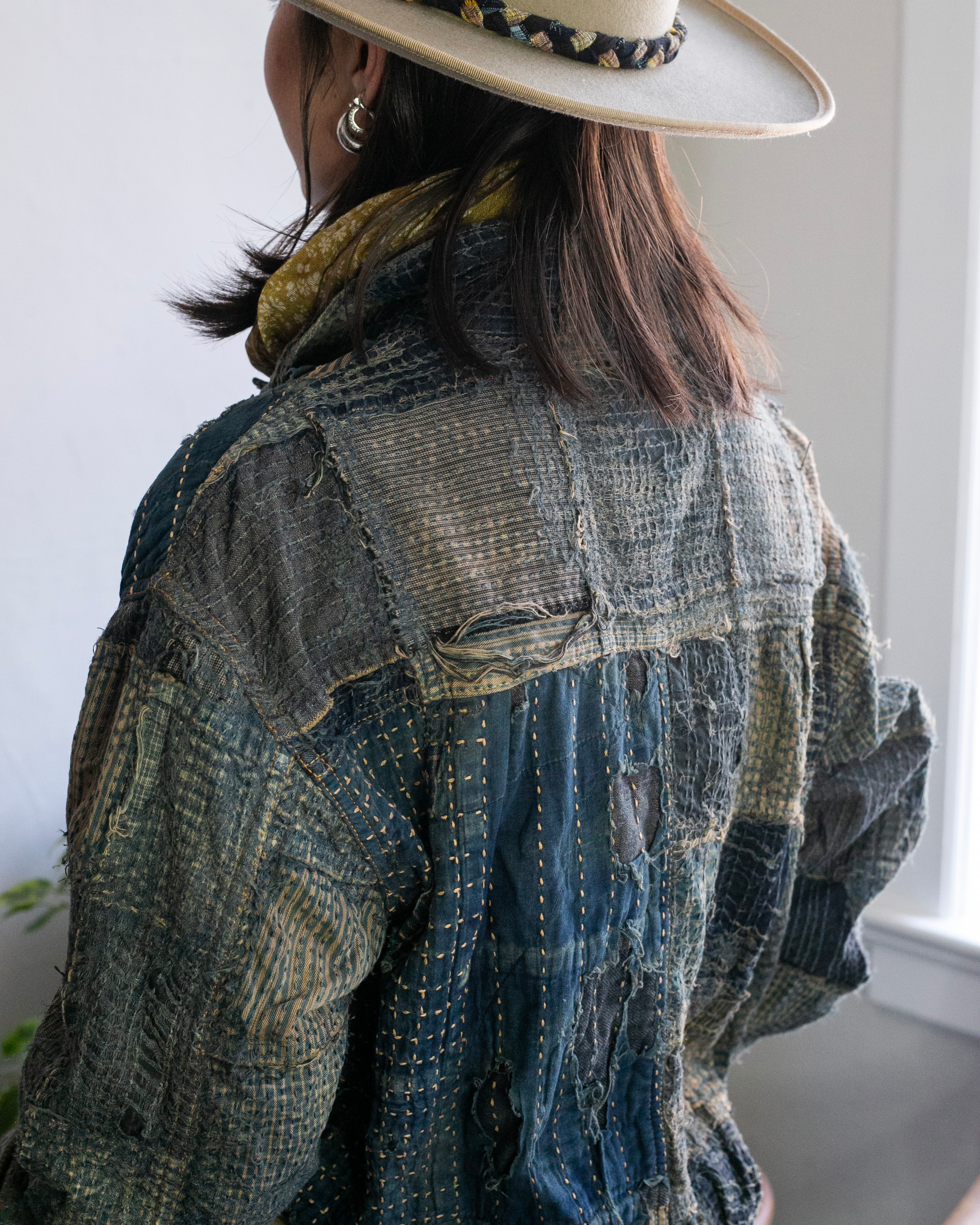 Japanese Repro Jacket, XL, Kapital Kountry, Patched Boro Style Japanese Repro Jacket, XL, Kapital Kountry, Patched Boro Style