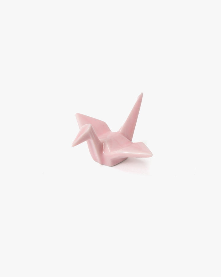 Chopstick Rest, Ichiyama, Paper Crane, Pink