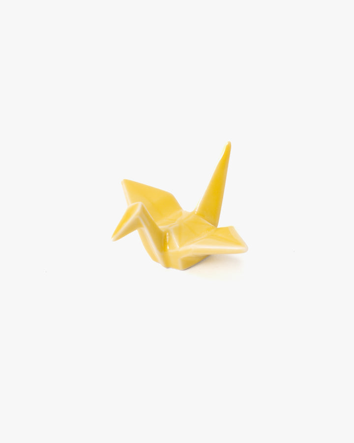 Chopstick Rest, Ichiyama, Paper Crane, Yellow