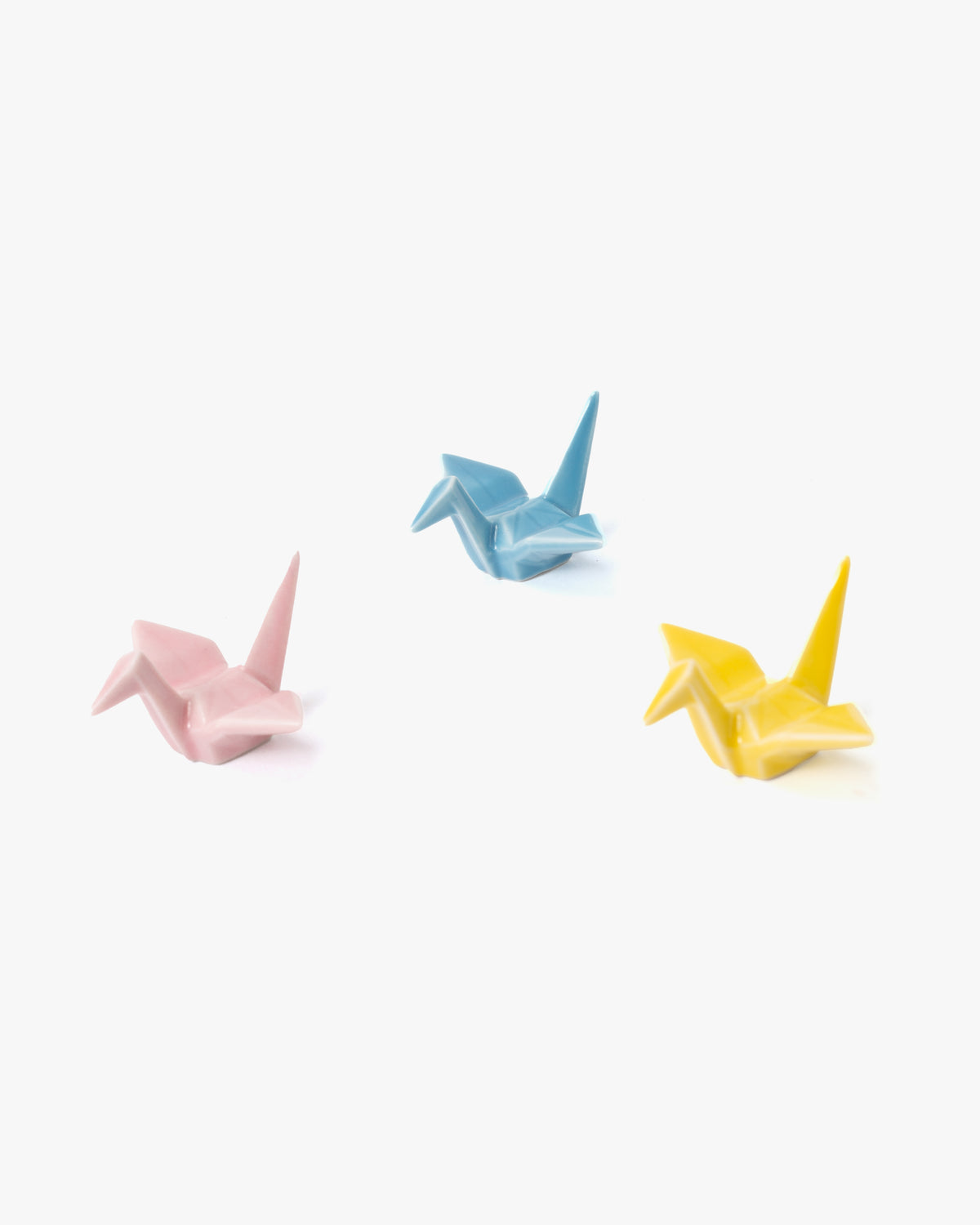 Chopstick Rest, Ichiyama, Paper Crane, Blue
