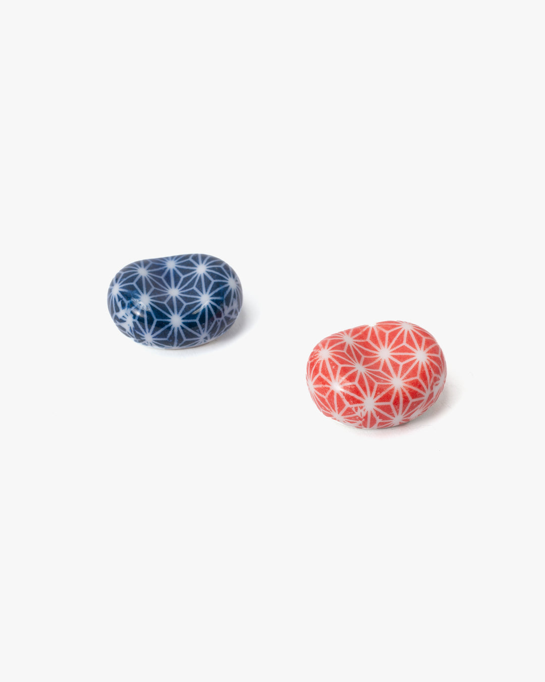 Chopstick Rest, Ichiyama, Azuki Bean, Navy Asanoha