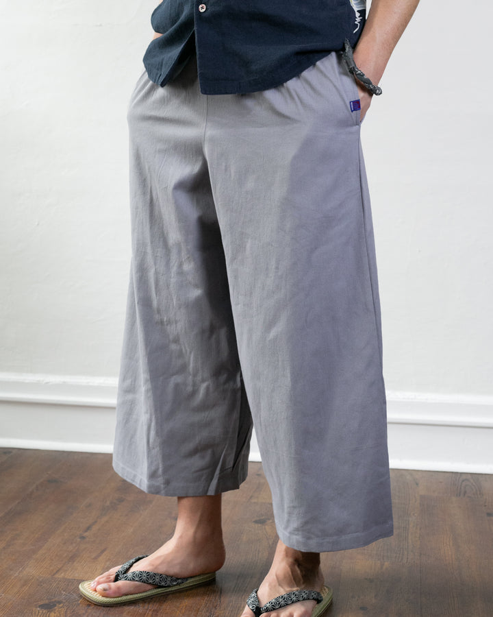 Wa-Modern Wide Pants, Light Gray