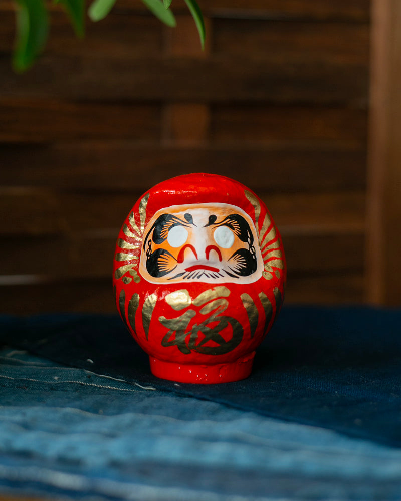 Takasaki Daruma, Colorful, Extra Extra Small ”1号” – Kiriko Made