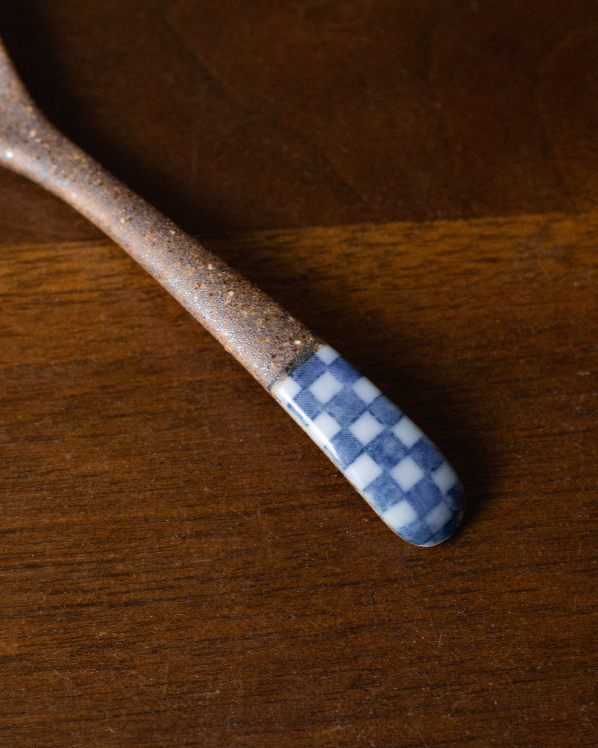 Shigaraki Hand-Painted Spoon, Ichiyama, Ichimatsu