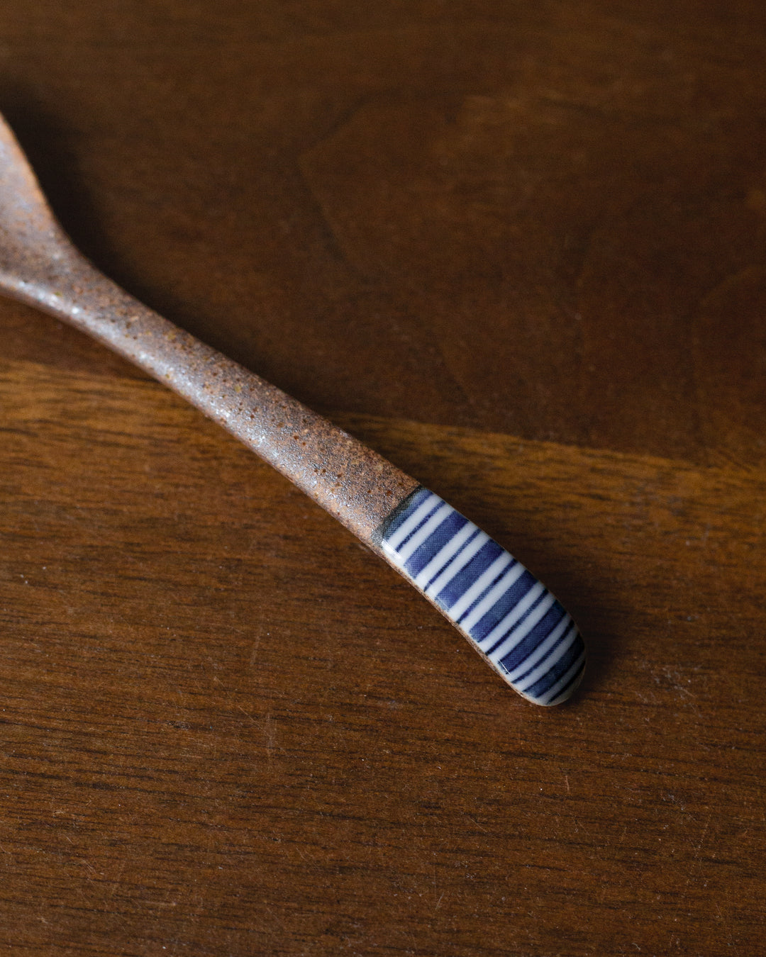 Shigaraki Hand-Painted Spoon, Ichiyama, Shima