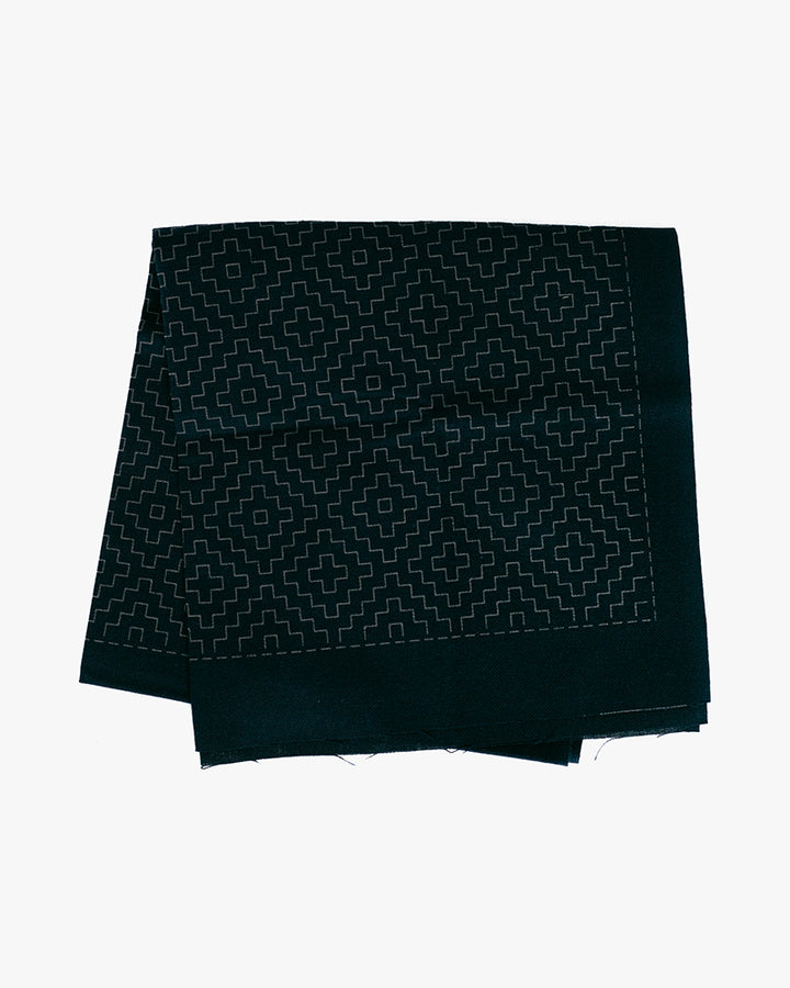 Hana-Fukin Sashiko Sampler, Tobi Asanoha, Navy
