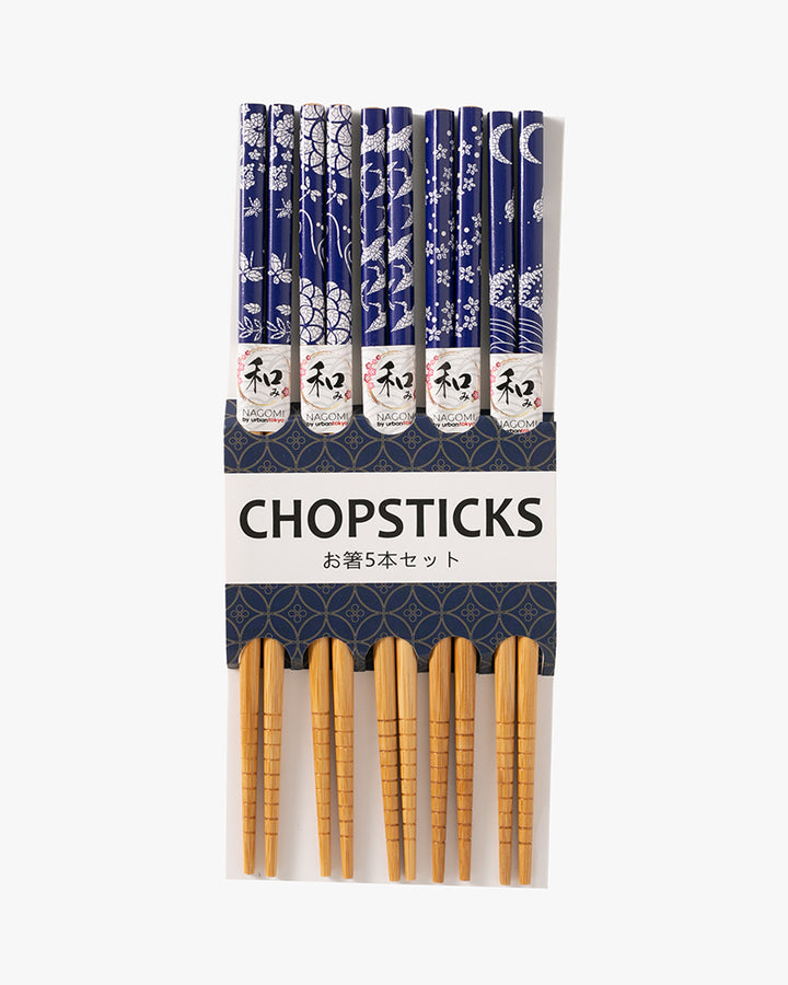 Urban Tokyo, 5 Piece Chopsticks Set, Symbolic Animals