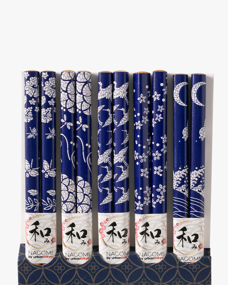 Urban Tokyo, 5 Piece Chopsticks Set, Symbolic Animals