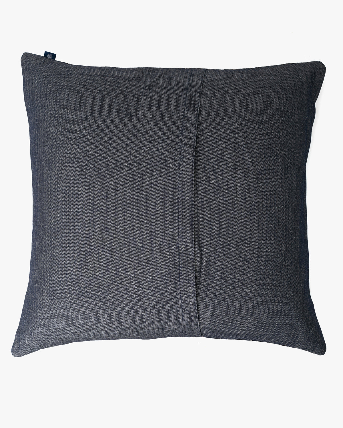 Kiriko Original Pillow, Navy with Black Diamonds and White patterns
