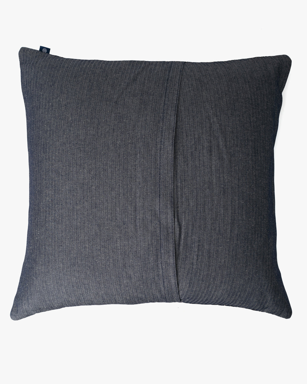 Kiriko Original Pillow, Navy with Black Diamonds and White patterns