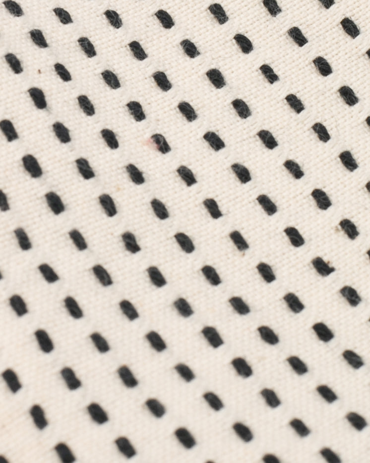 Kiriko Original, Zipper Wallet, Dark Indigo and White, Sashiko