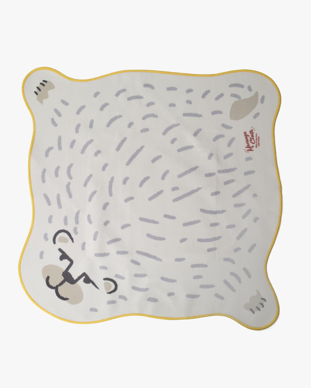 Lunch Bag/Velcro, Bisque, Momonga Series, Polar Bear