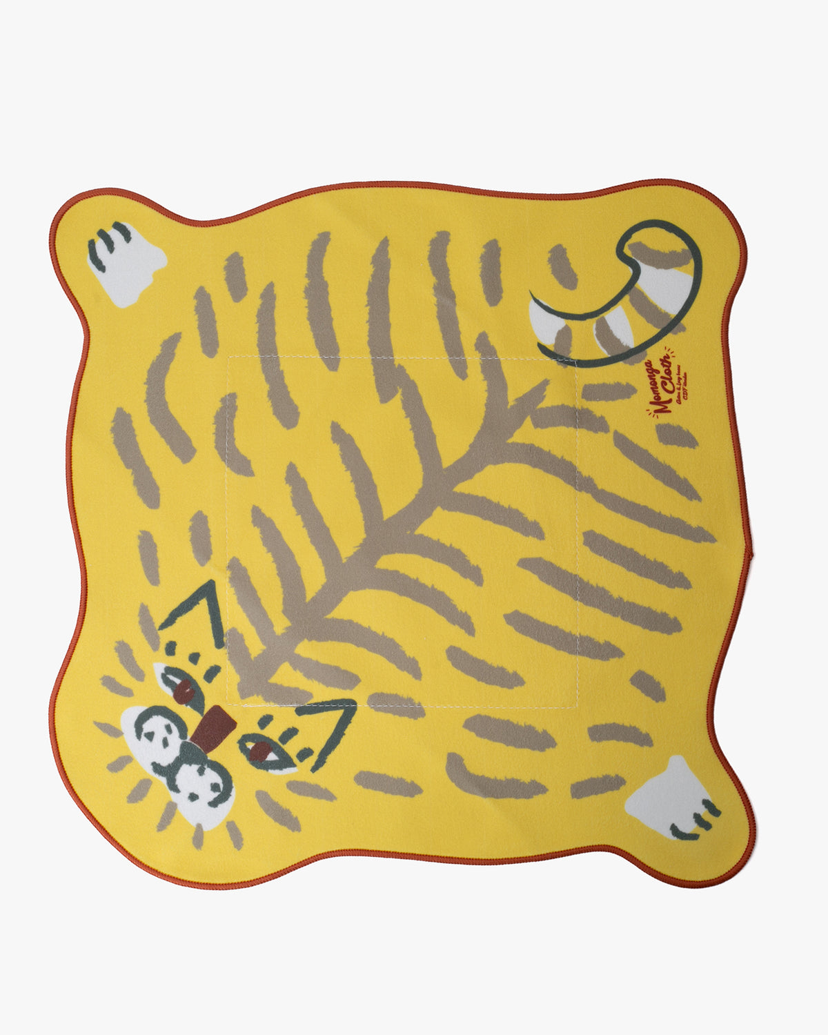 Lunch Bag/Velcro, Bisque, Momonga Series, Tiger