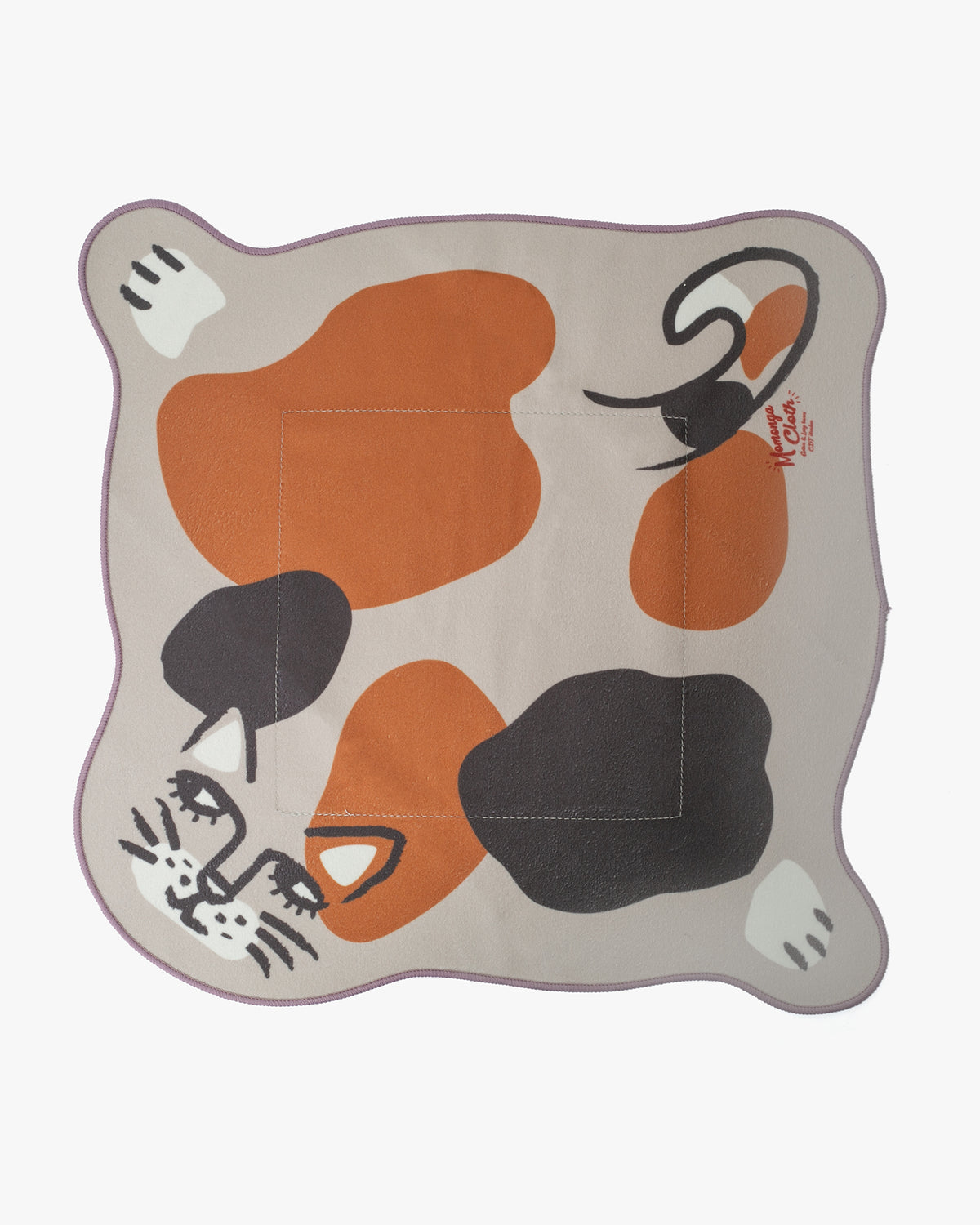 Lunch Bag/Velcro, Bisque, Momonga Series, Cat