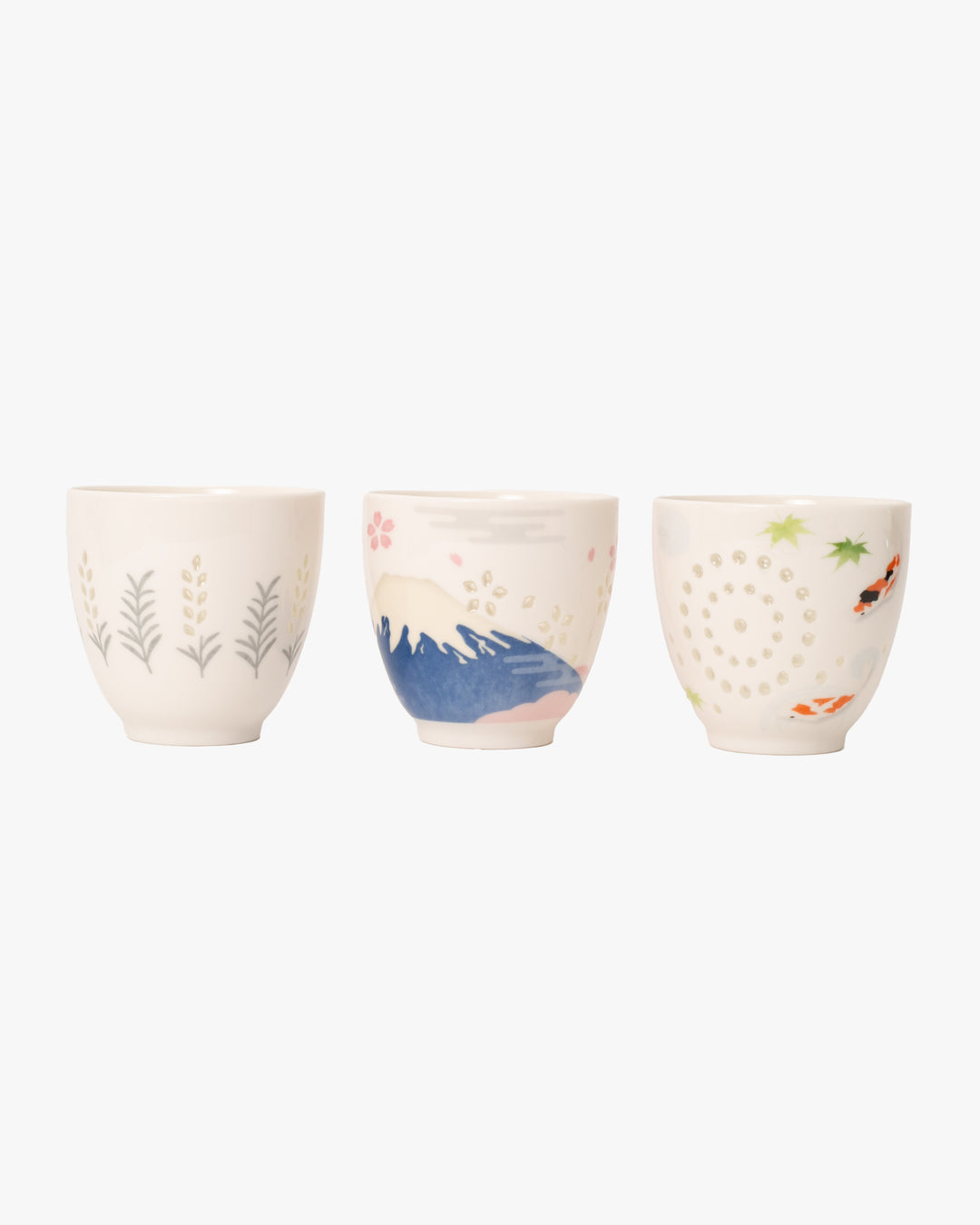 See Through Color Tea Cup, Koi Fish, Arutha