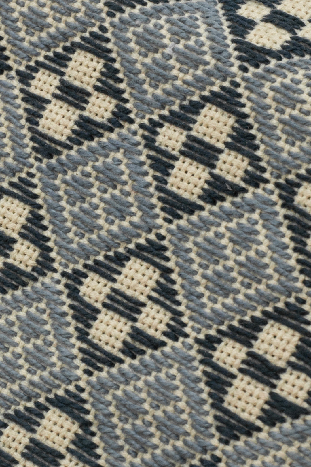 Kogin Sashiko Card Case, Kind Offer, Geometric Pattern