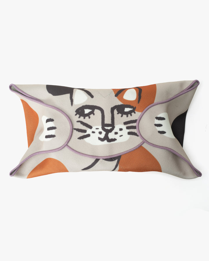 Lunch Bag/Velcro, Bisque, Momonga Series, Cat