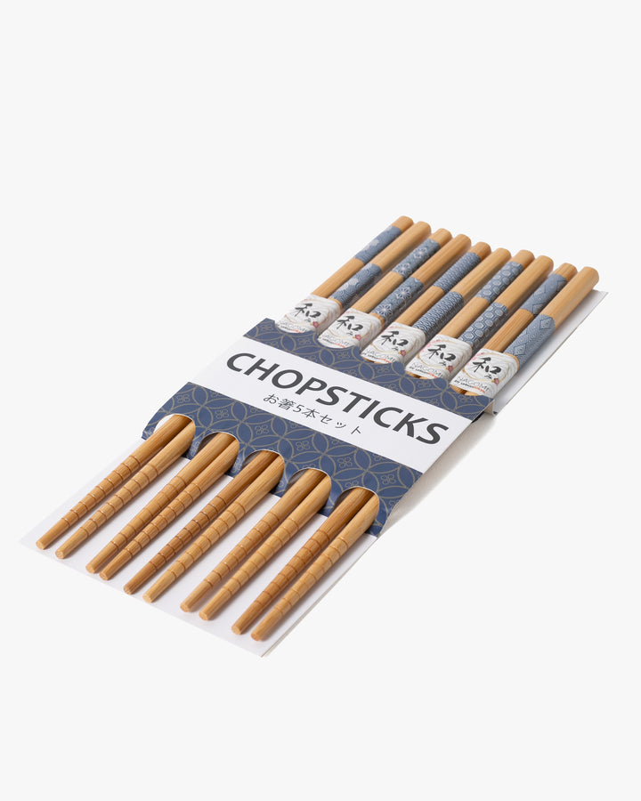 Urban Tokyo, 5 Piece Chopsticks Set, Traditional Patterns