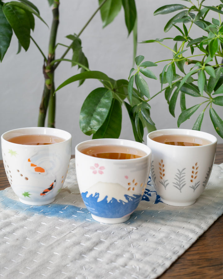 See Through Color Tea Cup, Lavender, Arutha