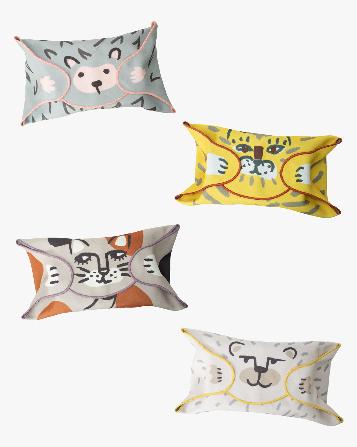 Lunch Bag/Velcro, Bisque, Momonga Series, Polar Bear