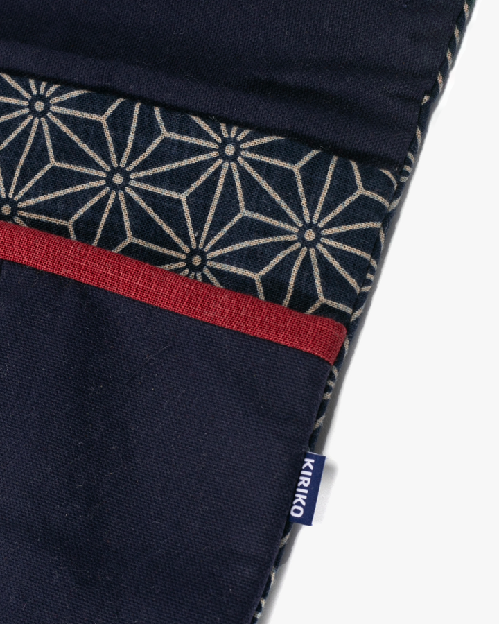 Kiriko Original Laptop Cover, Indigo Asanoha
