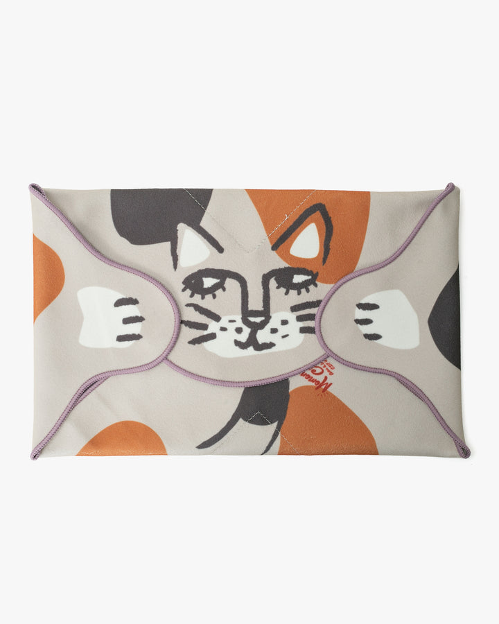 Lunch Bag/Velcro, Bisque, Momonga Series, Cat