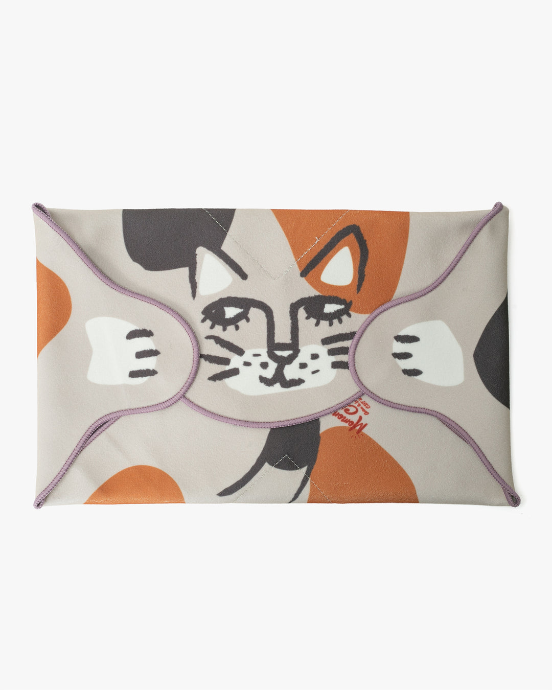 Lunch Bag/Velcro, Bisque, Momonga Series, Cat