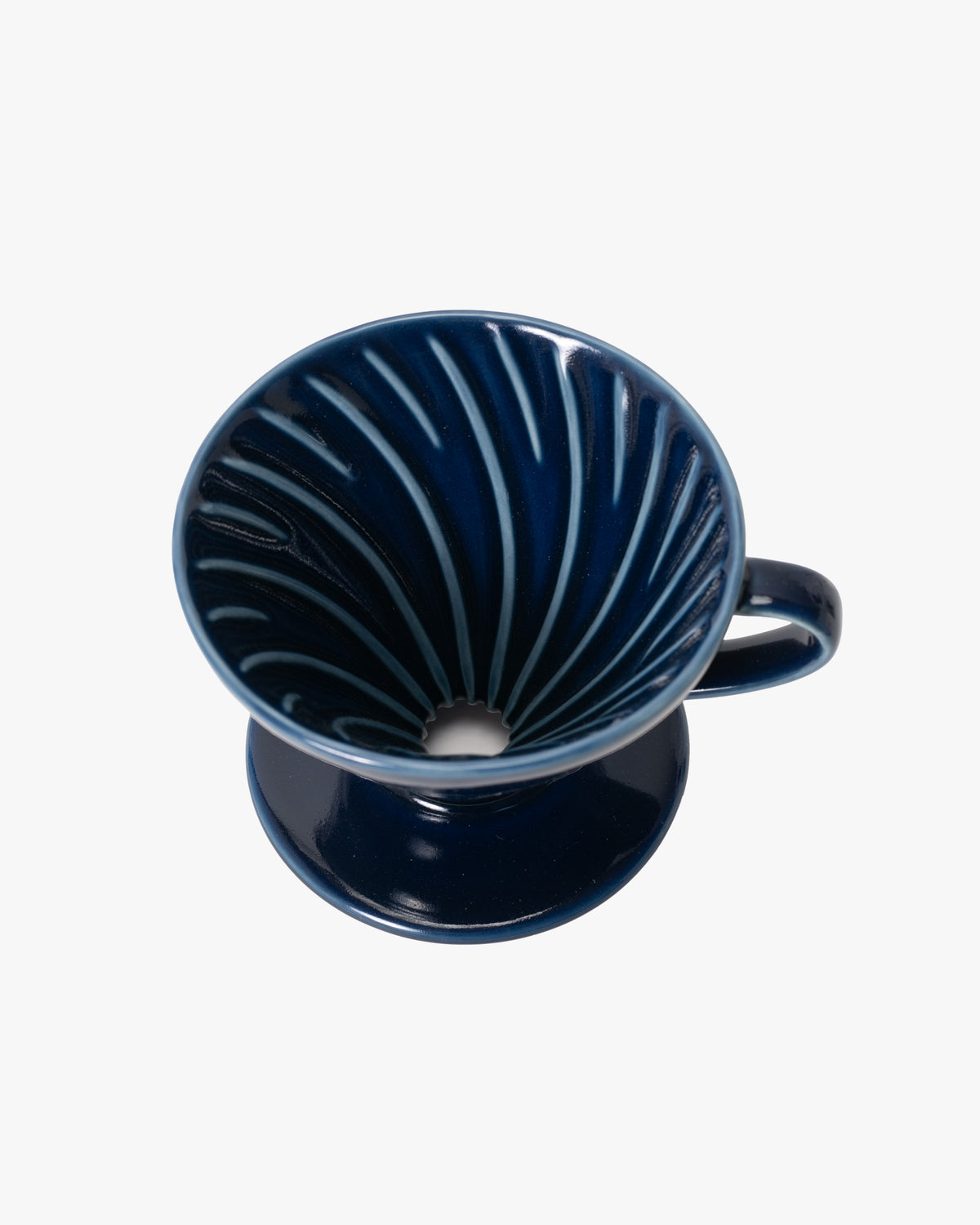 Hario, V60 Ceramic Coffee Dripper, 02 Navy Blue