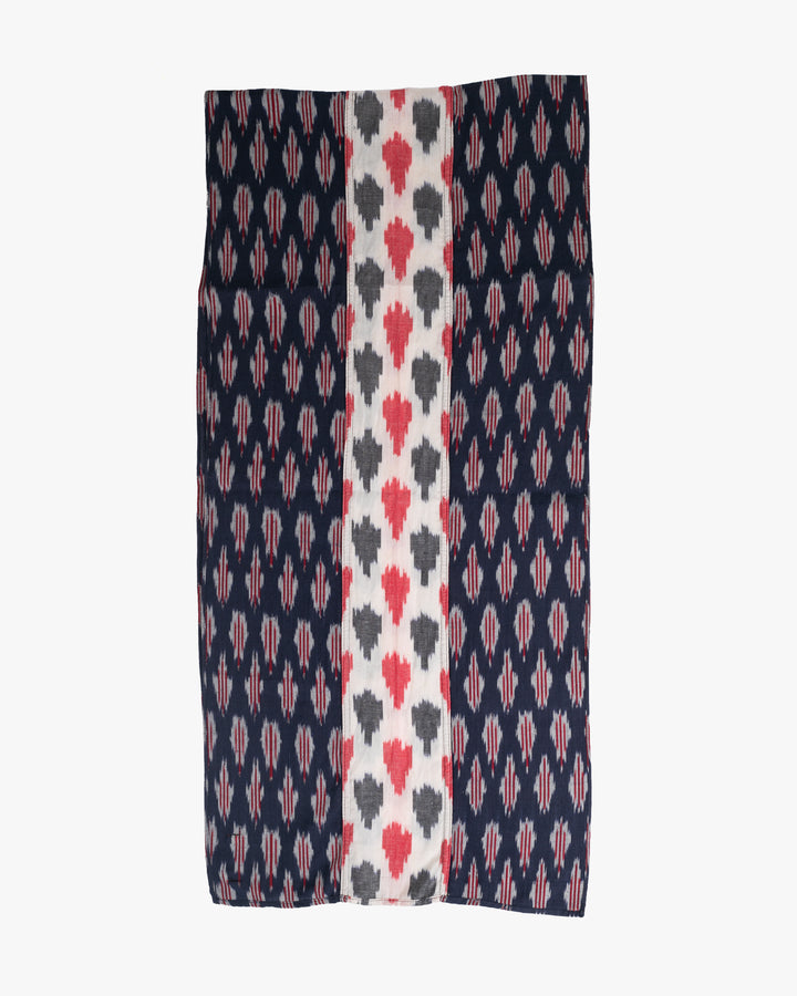 Kiriko Original Scarf, Triple Split, Indian Kasuri, 