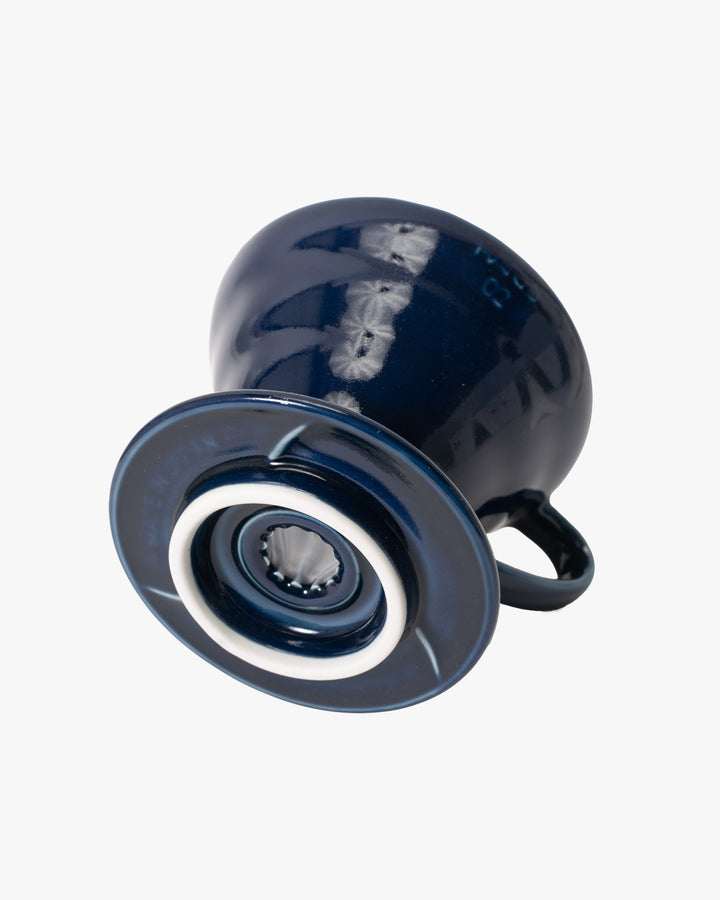 Hario, V60 Ceramic Coffee Dripper, 02 Navy Blue