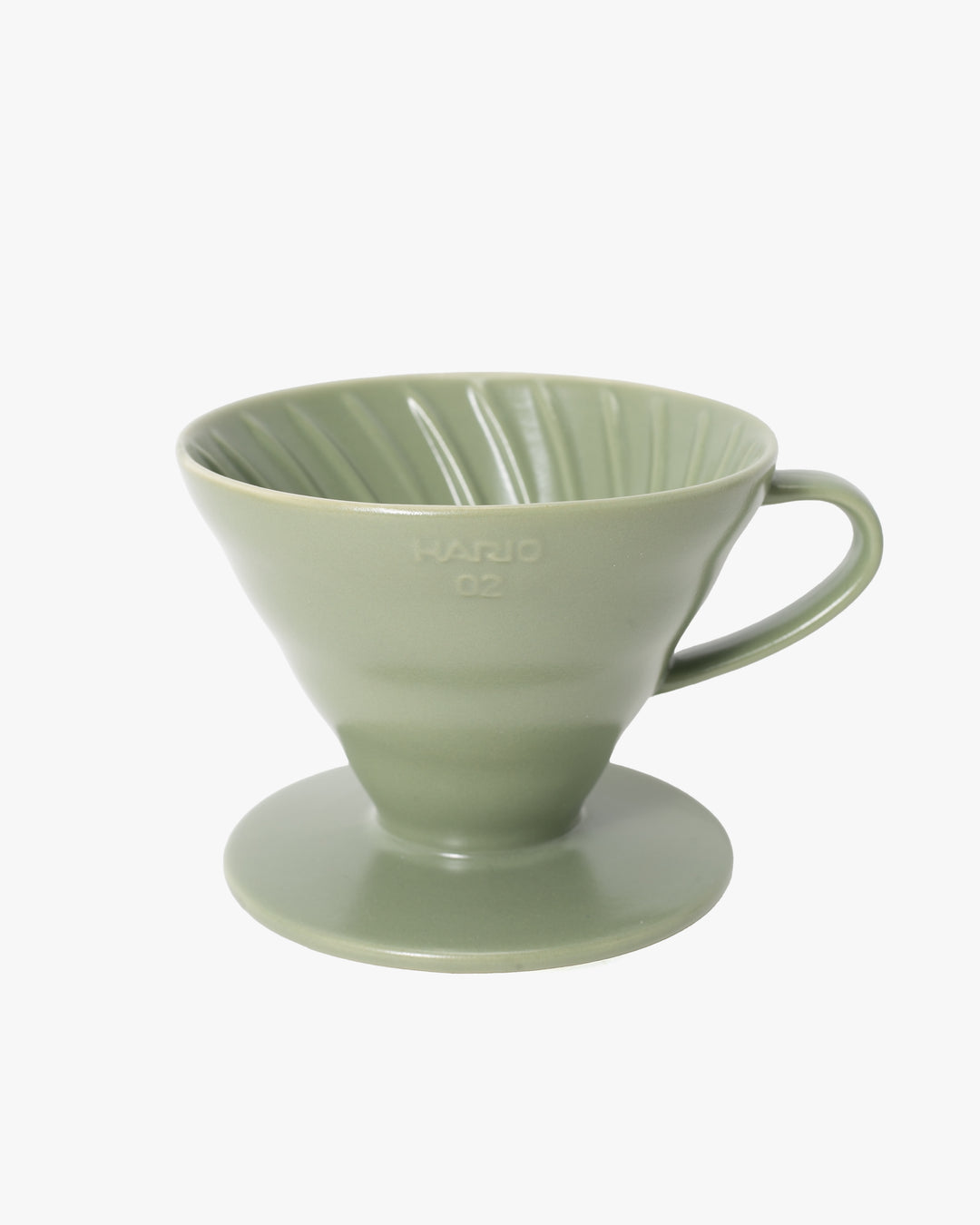 Hario, V60 Ceramic Coffee Dripper, 02 Oil Green