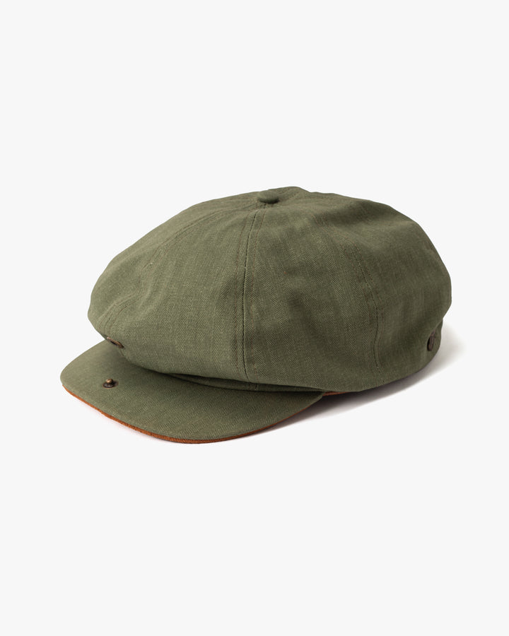 Newsboy Cap, Brixton, Brood, Fender Factory, Olive Surplus