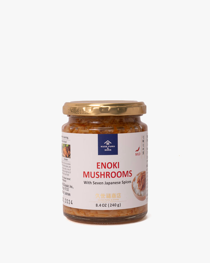 Kuze Fuku, Enoki Mushrooms with Seven Japanese Spices