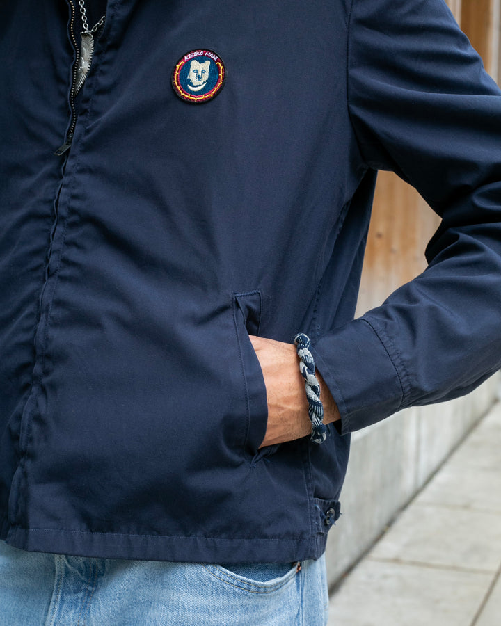 Kiriko Original Jacket, Navy Koi / Dragon Jacket with Patches